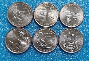 QUARTER DOLLARS - ESTADOS - TERRITÓRIOS AMERICANOS - 2009